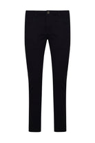 Slim Fit Cotton Navy Low Waist Casual Pants - MIB