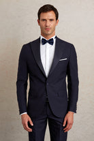 Slim Fit Dark Navy Release Peak Lapel Classic Tuxedo - MIB