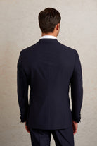 Slim Fit Dark Navy Release Peak Lapel Classic Tuxedo - MIB