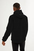 Slim Fit Fleece Polar Casual Black Hooded Coat - MIB