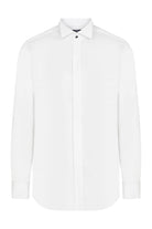 Slim Fit French Cuff 100% Cotton White Tuxedo Shirt - MIB