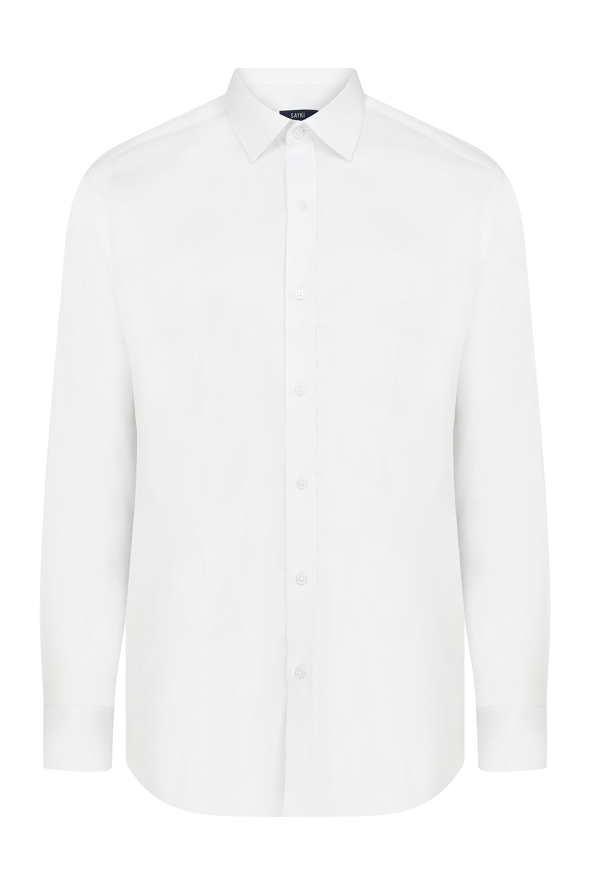 Slim Fit French Cuff Cotton White Dress Shirt - MIB