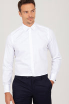 Slim Fit French Cuff White Dress Shirt - MIB