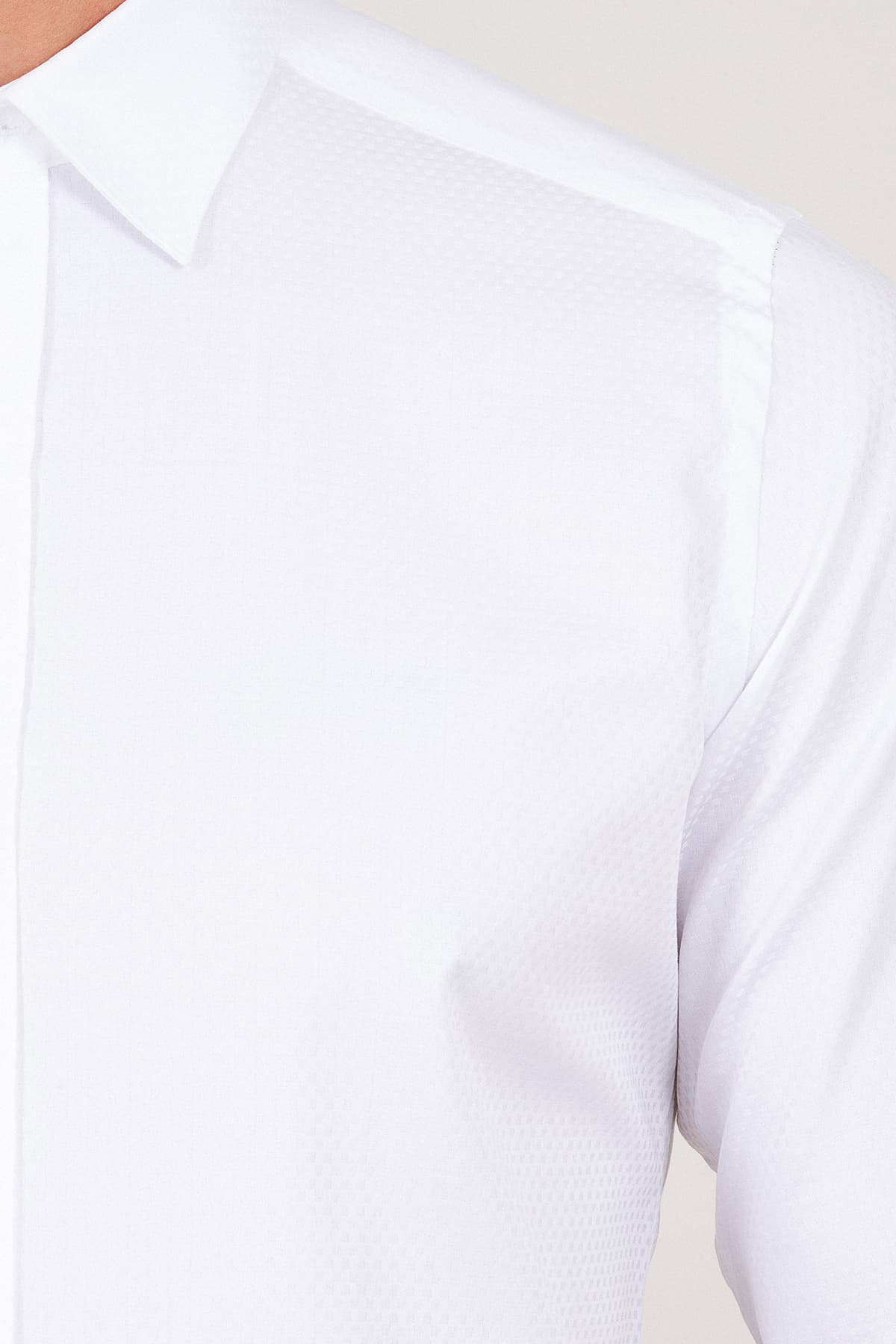 Slim Fit French Cuff White Dress Shirt - MIB