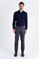 Slim Fit Gray Side Pocket Dress Pants - MIB