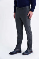 Slim Fit Gray Side Pocket Dress Pants - MIB