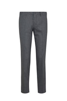 Slim Fit Gray Side Pocket Low Waist Wool Dress Pants - MIB