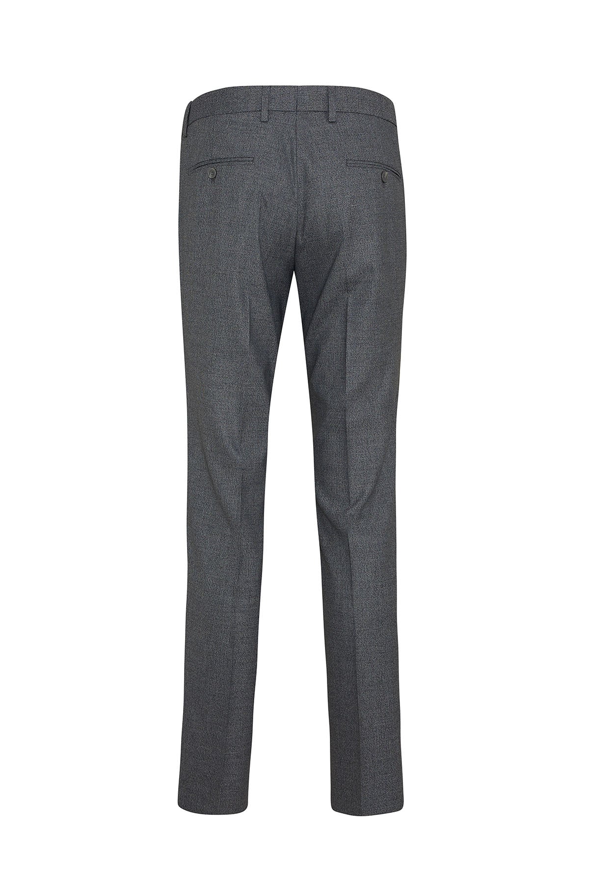 Slim Fit Gray Side Pocket Low Waist Wool Dress Pants - MIB