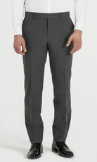 Slim Fit Gray Side Pocket Wool Dress Pants - MIB