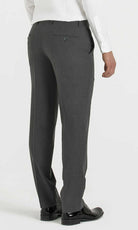 Slim Fit Gray Side Pocket Wool Dress Pants - MIB