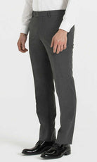 Slim Fit Gray Side Pocket Wool Dress Pants - MIB