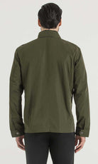 Slim Fit Hooded Siena Stone Sport Jacket Khaki - MIB