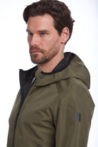 Slim Fit Khaki Seasonal Hooded Coat - MIB