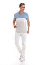 Slim Fit Light Blue Polo T-Shirt - MIB