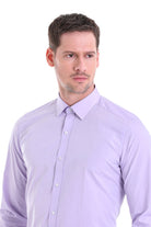 Slim Fit Lilac Cotton Dress Shirt - MIB