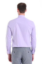 Slim Fit Lilac Cotton Dress Shirt - MIB