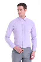 Slim Fit Lilac Cotton Dress Shirt - MIB