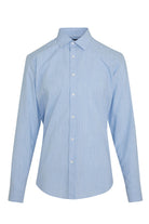 Slim Fit Long Sleeve 100% Cotton Light Blue Dress Shirt