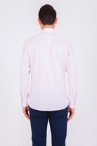 Slim Fit Long Sleeve Cotton Pink Casual Shirt - MIB