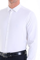 Slim Fit Long Sleeve White Casual Shirt - MIB