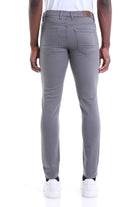 Slim Fit Low Waist Gray Cotton Casual Pants - MIB