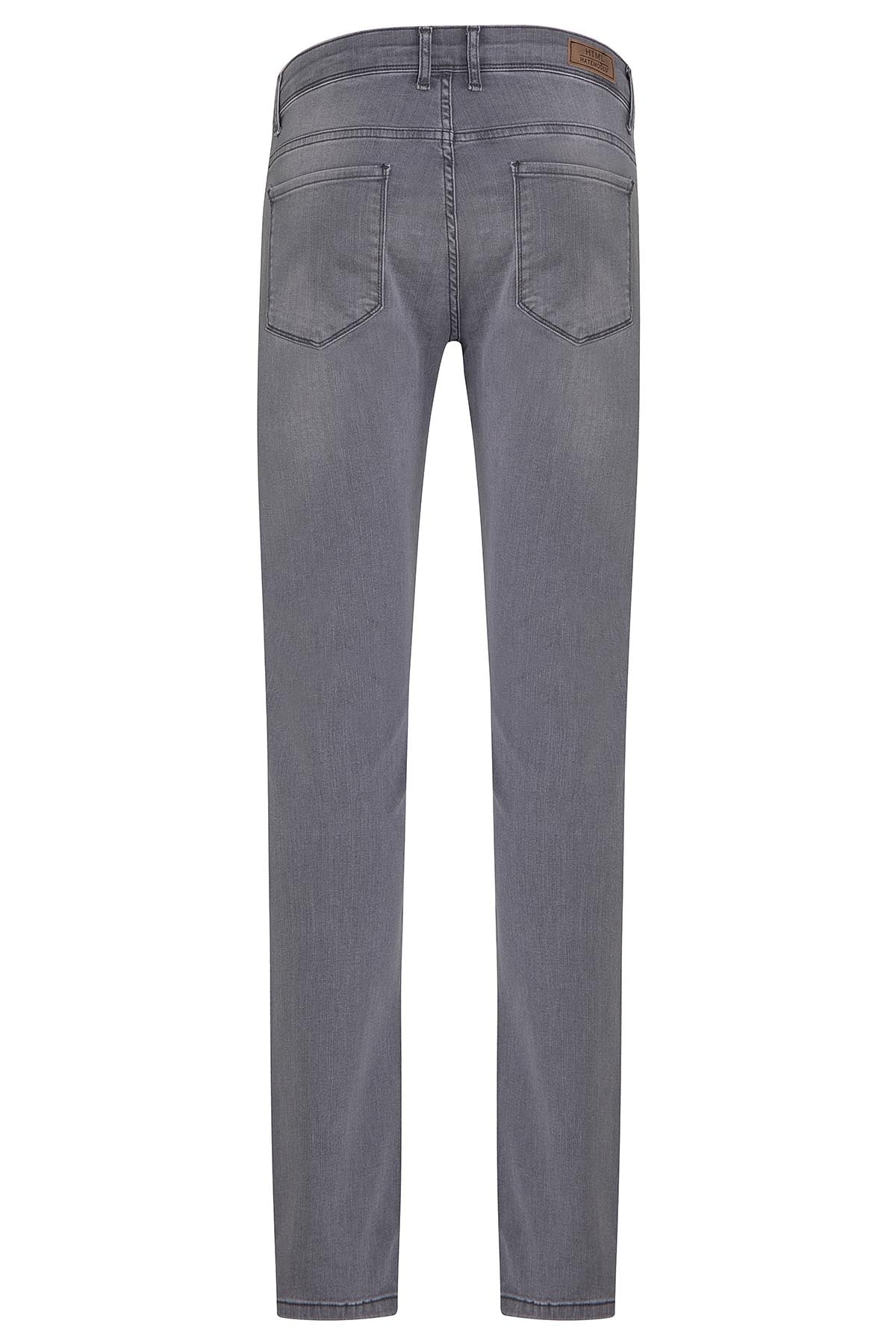 Slim Fit Low Waist Light Gray Cotton Denim - MIB