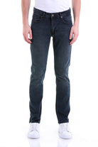 Slim Fit Low Waist Navy Cotton Denim Jeans - MIB