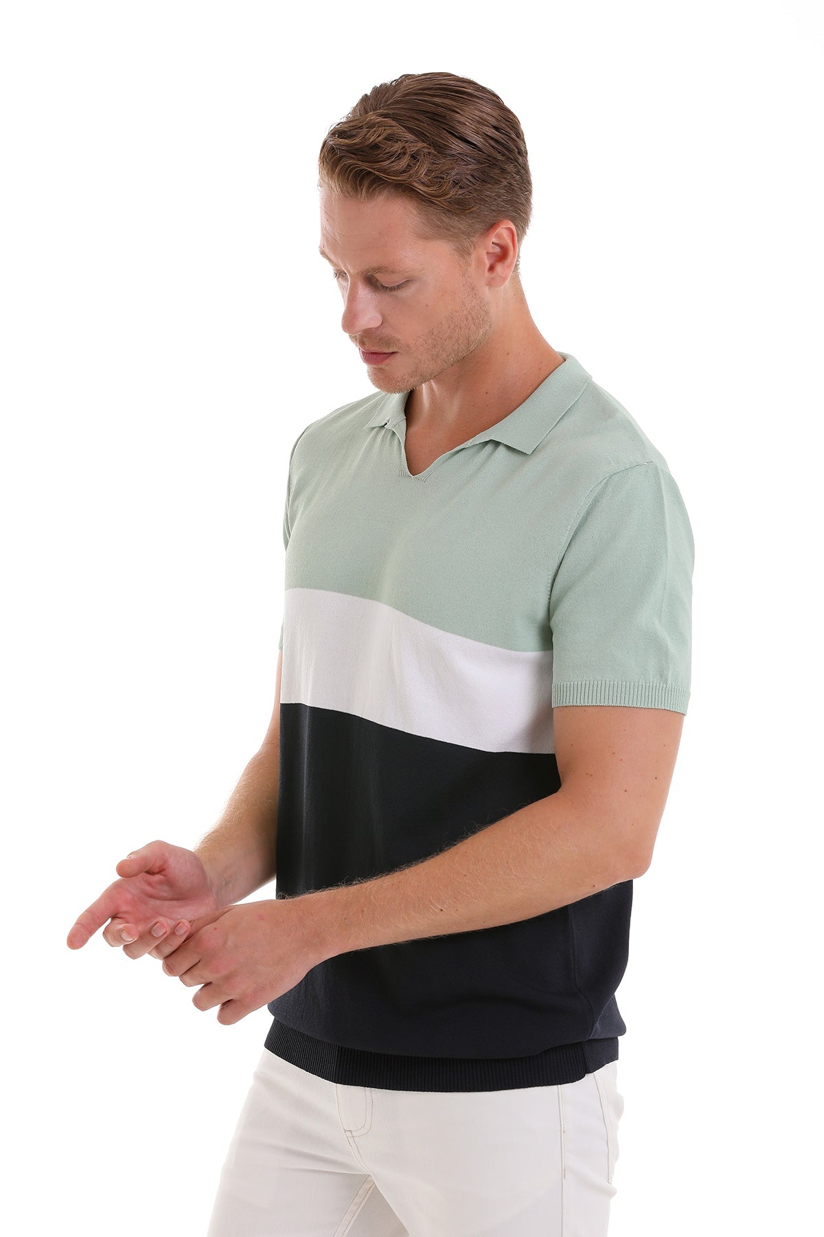 Slim Fit Mint Polo T-Shirt - MIB