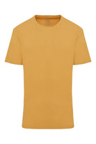 Slim Fit Mustard Cotton Crew Neck T-Shirt - MIB