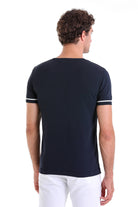 Slim Fit Navy Crew Neck T-Shirt - MIB