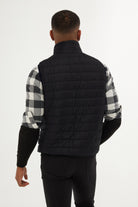 Slim Fit Navy Down Like Padded Vest - MIB