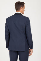 Slim Fit Navy Release Shawl Lapel Classic Tuxedo - MIB