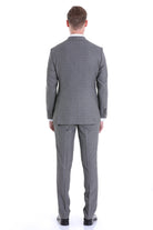 Slim Fit Notch Lapel Gray Classic Suit - MIB