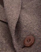 Slim Fit Notch Lapel Helmond Wool Light Brown Overcoat