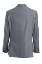 Slim Fit Notch Lapel Light Blue Casual Blazer - SAYKI