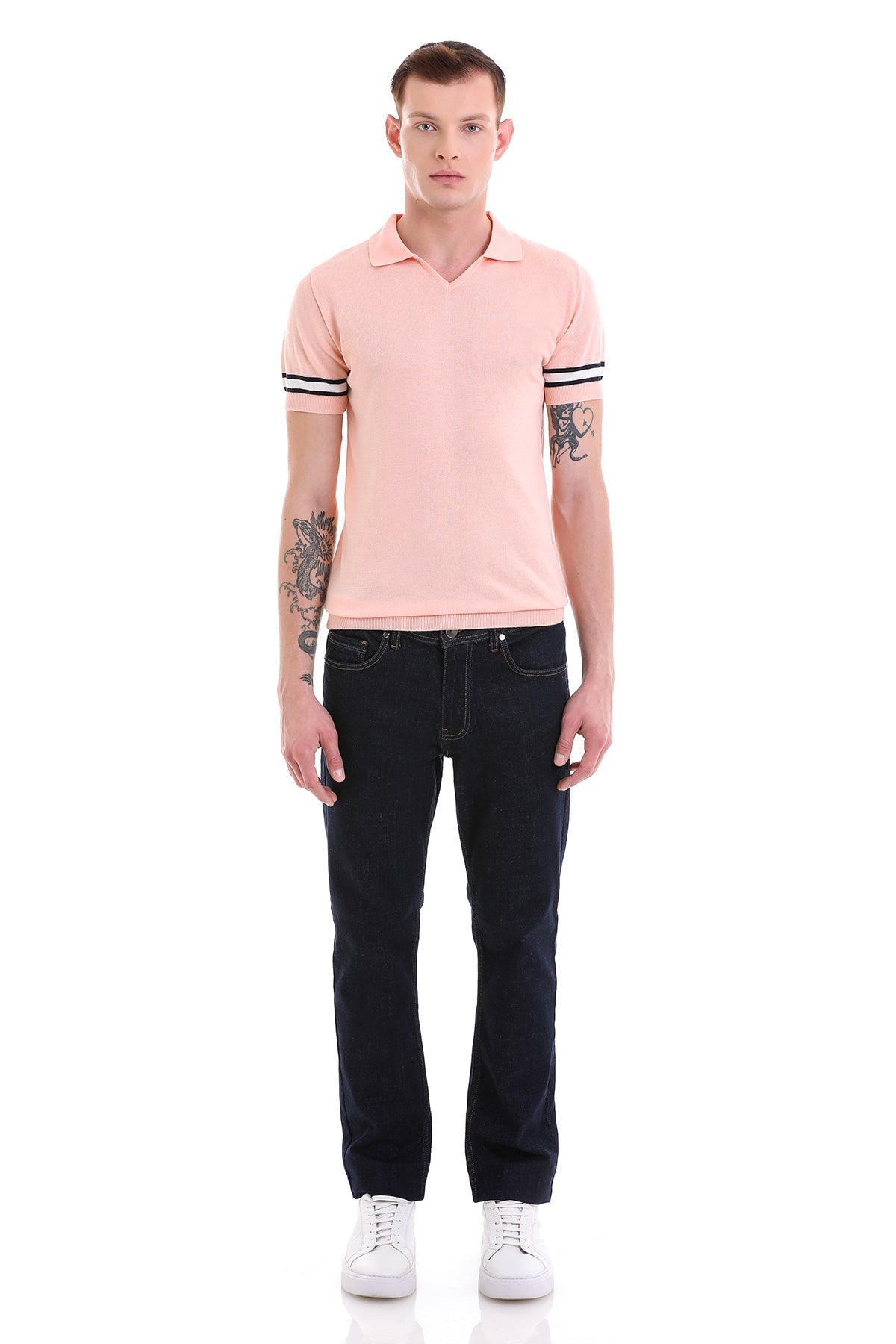 Slim Fit Pink Polo T-Shirt - MIB