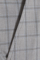 Slim Fit Plaid Gray Side Pocket Low Waist Dress Pants - MIB