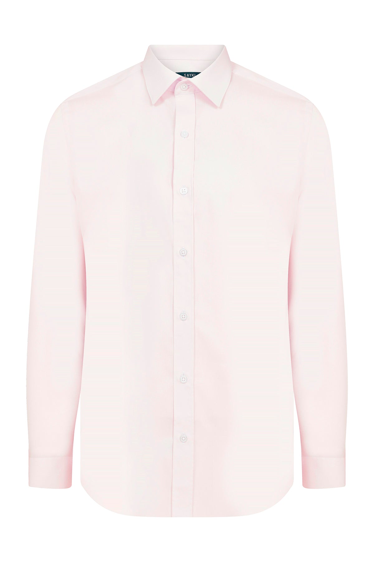 Slim Fit Plain 100% Cotton Pink Casual Shirt - MIB