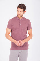 Slim Fit Plain Polo T-shirt Light Purple - MIB