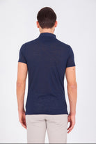 Slim Fit Plain Polo T-shirt Navy - MIB