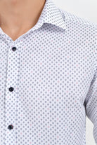 Slim Fit Printed 100% Cotton Blend Casual Shirt - MIB