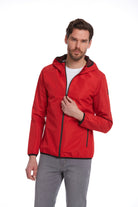 Slim Fit Red Seasonal Lykia Hooded Coat - MIB