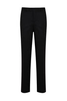 Slim Fit Side Pocket High Waist Unpleated Gray Dress Pants