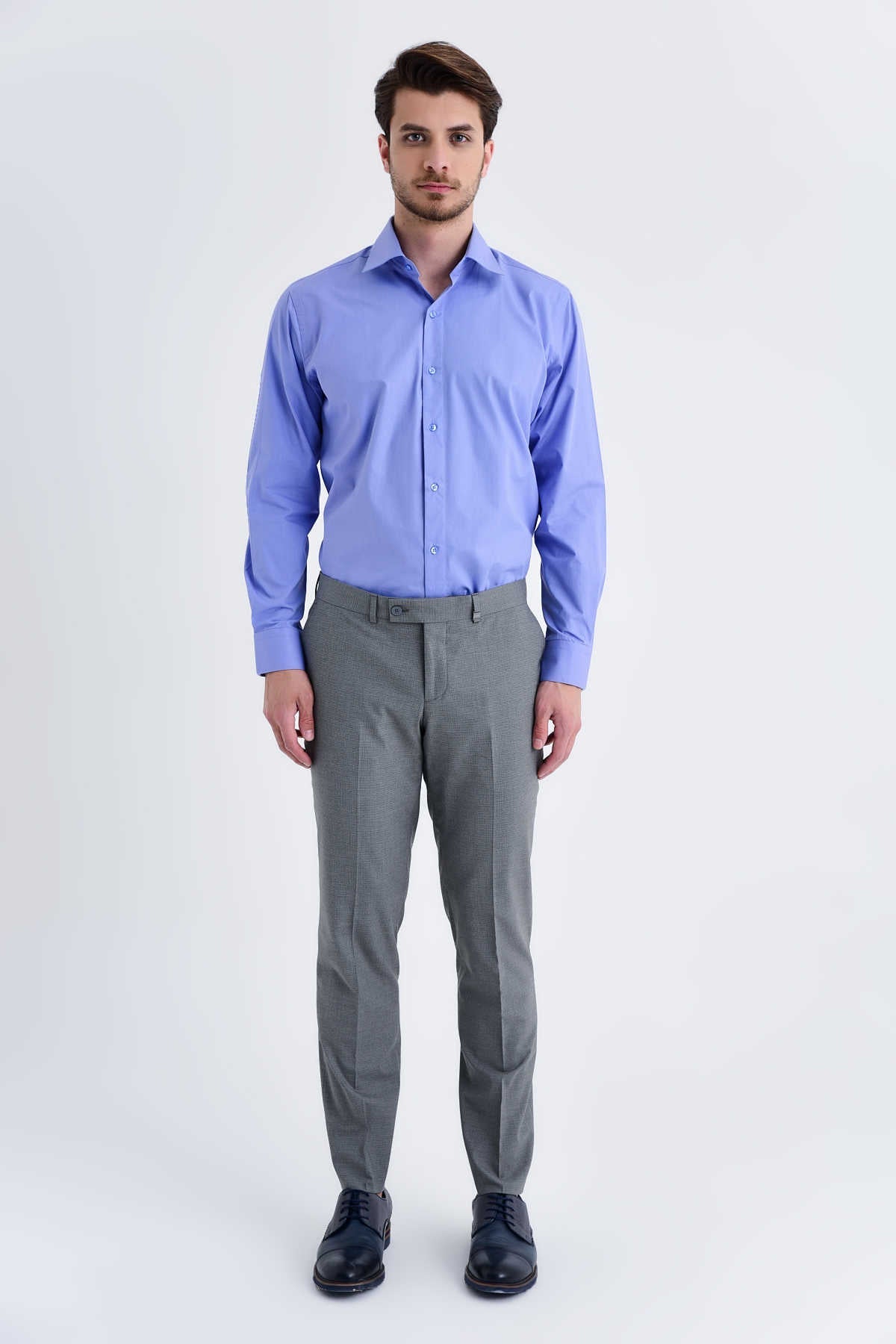 Mens Chinos Casual Pants Slim Fit Stretch Plaid Dress Pants for Men  Flat-Front Skinny Business Pencil Long Pant - Walmart.com
