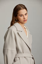 Slim Fit Sofia Belted Cachet Wool Coat - MIB