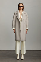 Slim Fit Sofia Belted Cachet Wool Coat - MIB