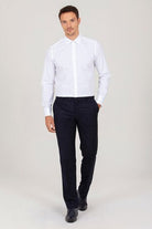 Slim Fit White French Cuff Cotton Dress Shirt - MIB