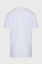 Slim Fit White New York Printed Cotton Crew Neck T-Shirt