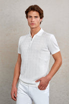 Slim Fit White Polo T-Shirt - MIB