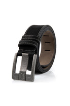 Sport Stitched Leather Brown Belt Black - MIB